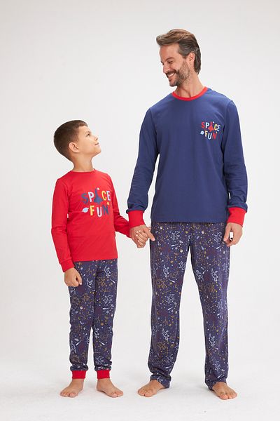 LILIAN Space Fun Father Son Pajamas Suit Sold Separately Prices Are Different