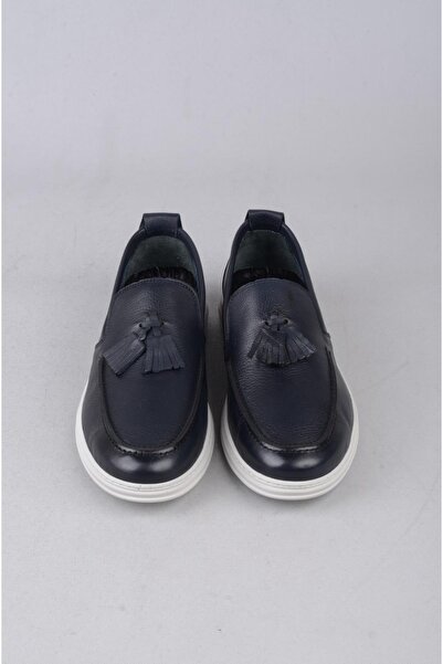 SEÇ KUNDURA SEÇ 5606-1 Чоловічі черевики з натуральної шкіри - Синій