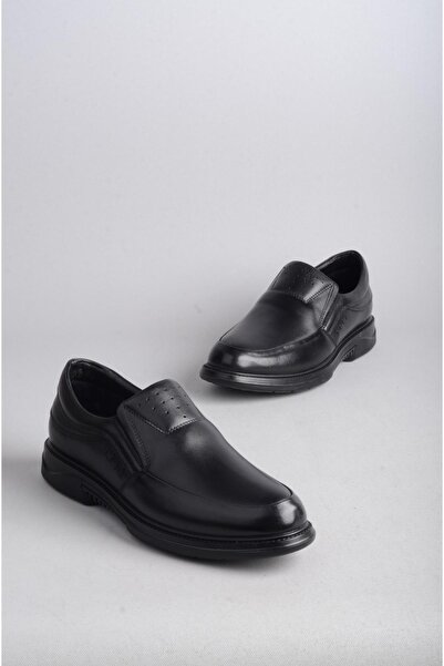 SEÇ KUNDURA Pantofi confort pentru bărbați din piele naturală - SEÇ 1143, negru