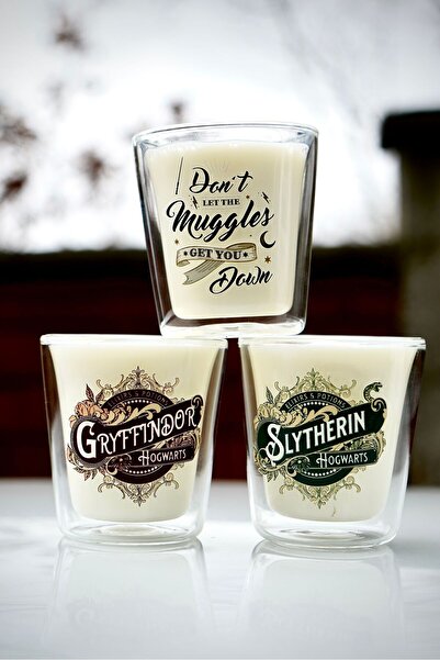 Caga Home CAGA Pinterest Çift Cidarlı 3lÜ Harry Potter Temalı Dekoratif Kahve...