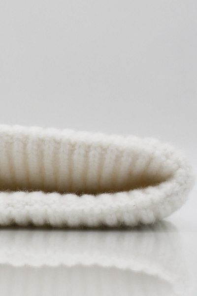 Külah Men's White Wool Beret