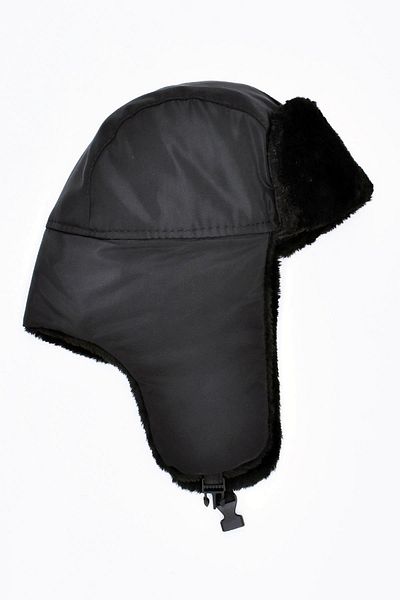 Külah Faux Fur Pilot Beret Anthracite Kalpak Hat