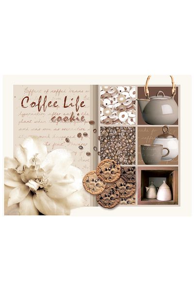 Funny Design Keyif Tray Knee Cushion - Cookie