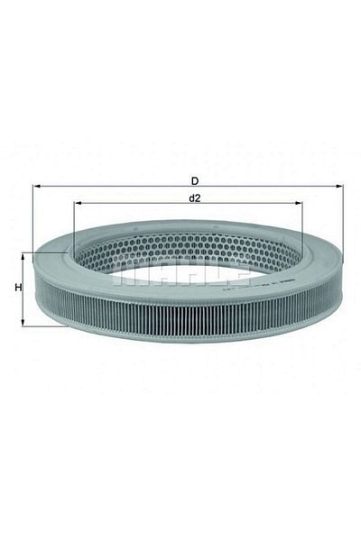 MAHLE فلتر هواء مرسيدس W201 190-SERIE 102HP 01.86-05.90 GNZRZ