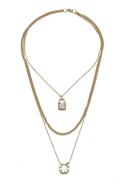 Modex Horseshoe Figured Necklace