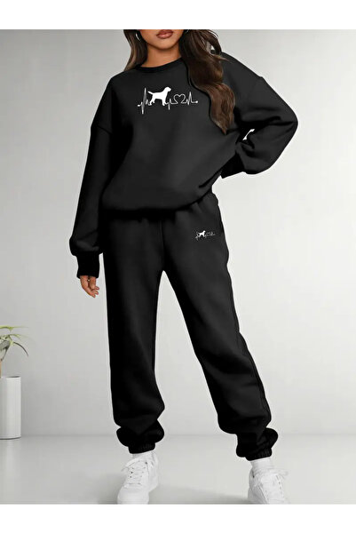 Nebulaa Tekstil Σετ φόρμας Nebulaa, μακρυμάνικο φούτερ με στρογγυλή λαιμόκοψη...