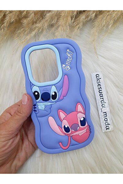 Aksesuarda Moda XİAOMİ REDMİ NOTE 13 PRO 4G Uyumlu Stitch Disney Lilo Ve Stiç...