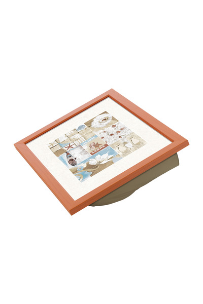 Funny Design Knee Cushion with Tray - Shore