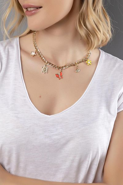 Modex Neon Multi-Figured Necklace