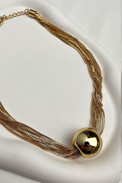 Modex Multiple Italian Chain Heel Necklace (Size:44+5cm)