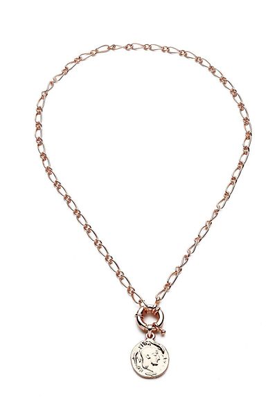 Modex Women's Rose Medallion Necklace Uk9284