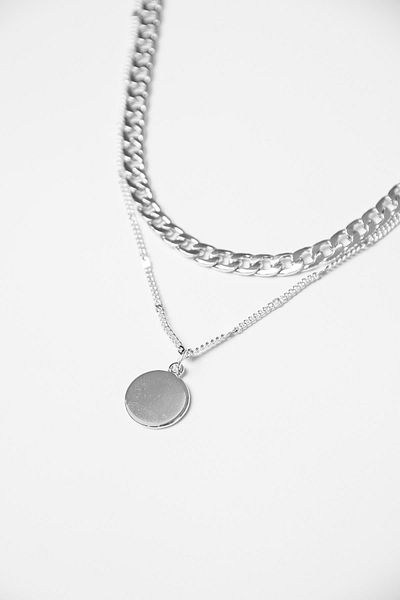 Modex Double Chain Cut Necklace