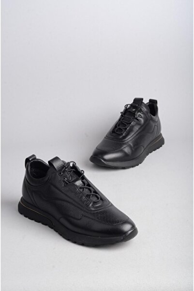 SEÇ KUNDURA PANTOFI CASUAL BĂRBAȚI NEGRI PIELE VERITĂ - SEÇ 1019