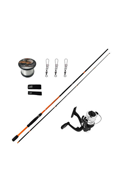 Avlivari Tam Takım Hobi Kıyı Lrf Olta Seti Simple 200 - Bauer Akira 210Cm 2-8 Gr