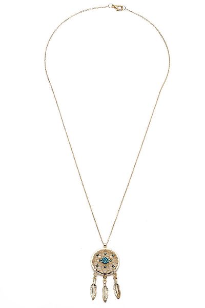 Modex Golden Yellow - Dream Catcher Necklace
