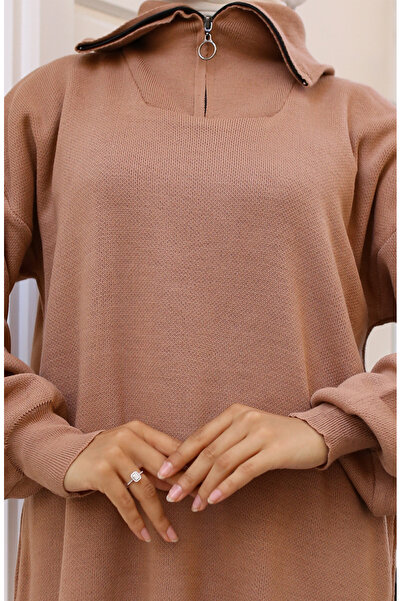 sefamerve Triko Tunik 11043-02 Vizon
