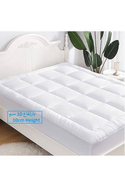 BabyCara Mattress Topper Cover 10 Cm Felt Extra Thick Extra Plush and Super Soft Available In All Sizes