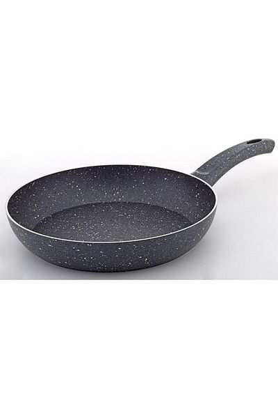 new and single 18cm Granite Pan - Single Handle, Fireproof and Non-Stick Frying
