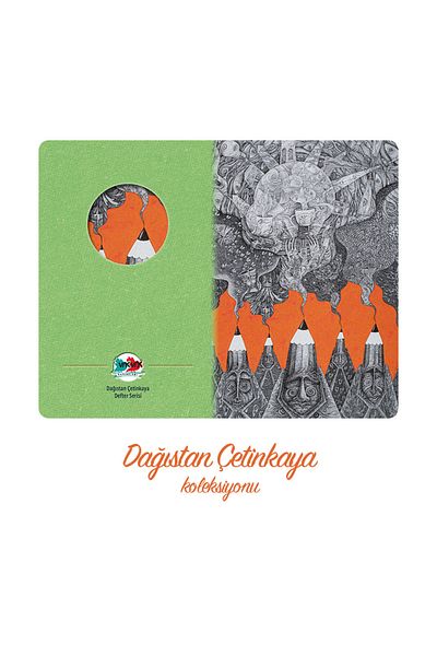Vak Vak Yayınları Vakvak, a Thought: Mixed, Set of 3 Notebooks-Dalquistan Çetinkaya-Unlined-192 Pages-14X21Cm