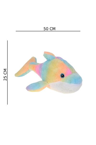 hak-iş oyuncak Plush 50 cm Colorful Dolphin