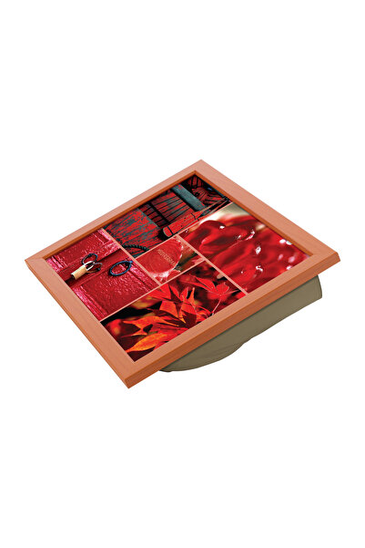 Funny Design Pleasure Knee Cushion with Tray - Fuschia