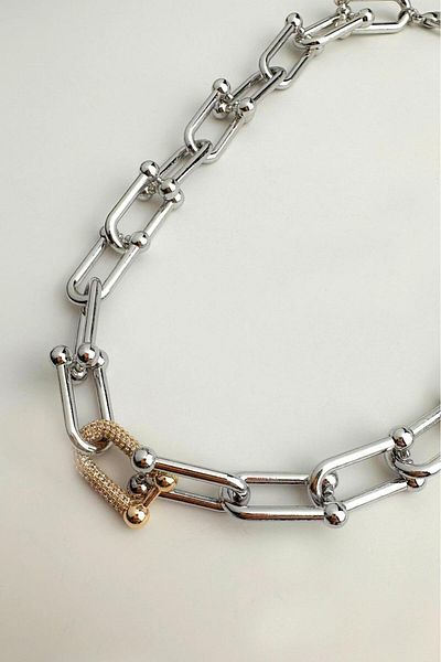 Modex Special Series Thick Tifany Necklace with Zircon Stone