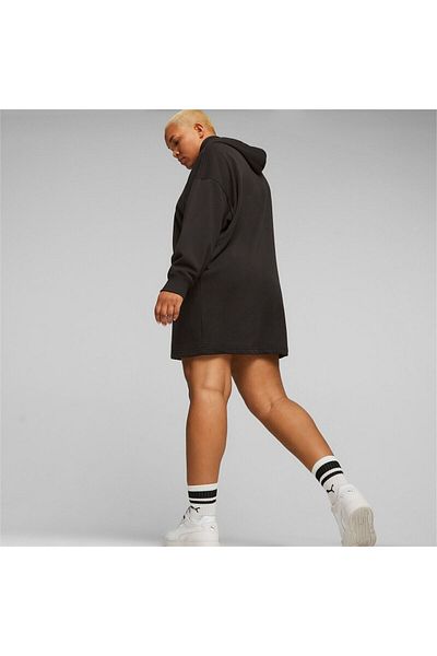 Puma Šaty Puma Classics s kapucňou, čierne, dámske