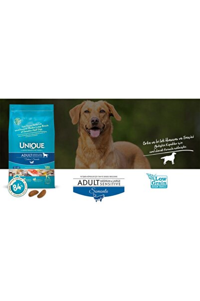 Unique Adult Dog Medıum-Large Sensıtıve Wıth Salmon 3 kg