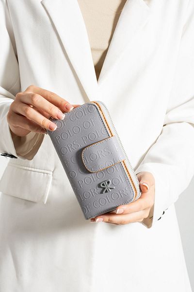 çantamgelsin Polo of Colors Medium Size Women's Wallet with Coin and Card Compartments