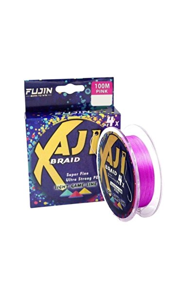 Fujin Aji Light Game Braid 4x 100mt Pink İp - 0.04mm