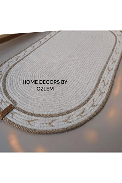 home decors by özlem Oval Decorative Runner - Table Compartment, Gift Organizer, Decoration Clothes, Handmade