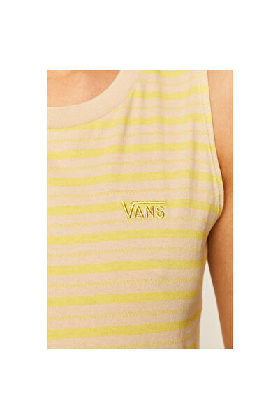 Vans Šaty Vans Mini Check Midi, žluté, dámské