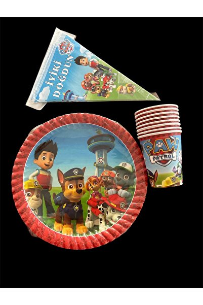 partideyince Paw Petrol Paw Petrol Set de petrecere pentru 8 persoane, concep...