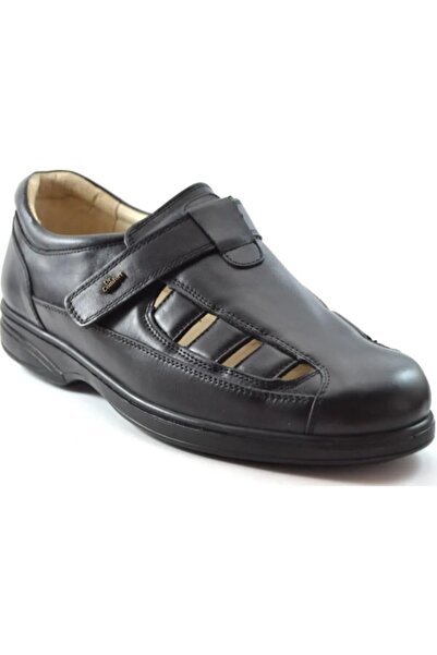 Dr.Comfort 7000 Ortopedik&Therapeutic Rocker Bottom Erkek Deri Ayk. Siyah