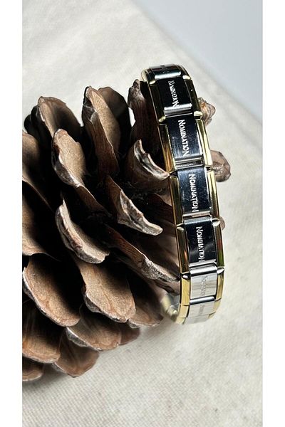 juleeco Nomination Two Color Gold Silver Steel Bracelet