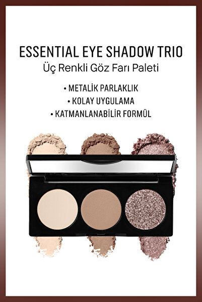BOBBI BROWN Essential Eye Shadow Palette - Üç Renkli Göz Farı Paleti - Everyd...