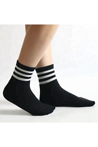 SOCKSHION Uniszex 5 részes csíkos teniszzokni - extra kényelmes és rugalmas 5 pár