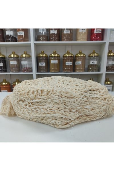 Bakkal Hasan Natural Pumpkin Fiber Scrub - 1 Piece for Kitchen and Bathroom