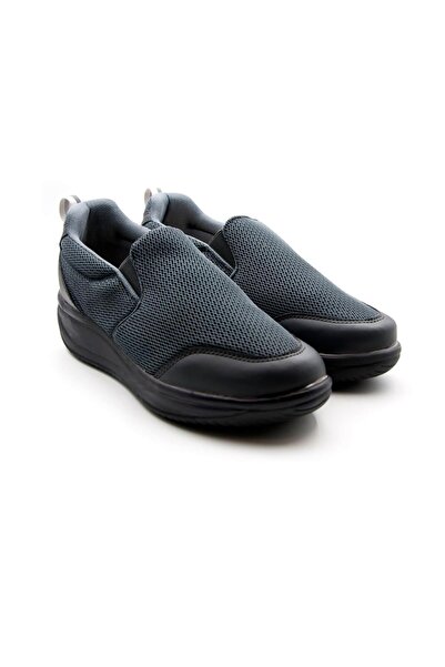Dr.Comfort 15002 Ortopedik&Therapeutic Rocker Bottom Erkek Spor Ayk. Koyu Gri