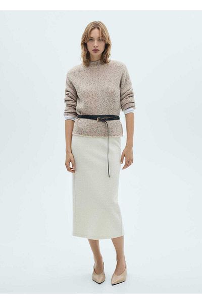 MANGO Woman Stretch Knitted Sweater