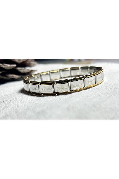 juleeco Nomination Two Color Gold Silver Steel Bracelet