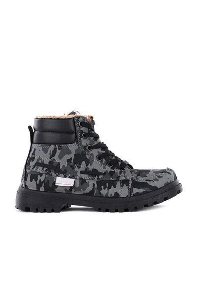 Mind Black Μπότες ανθρακί με φερμουάρ Unisex