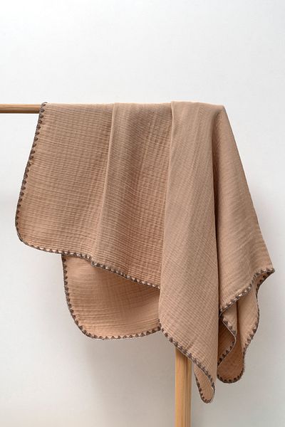 MAHFEL 4 Layer 100% Cotton Muslin Baby Blanket