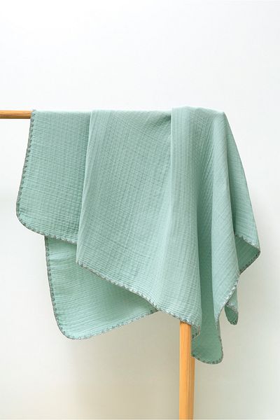MAHFEL 4 Layer 100% Cotton Muslin Baby Blanket