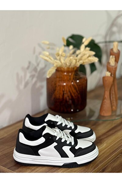 İNFİNİTE Siyah Kadın Sneaker Günlük Ayakkabı