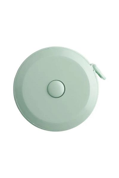 DEPOKON 1 Piece Plastic Measuring Tape, 1.5 Meters, Automatic Retractable Type (Green)