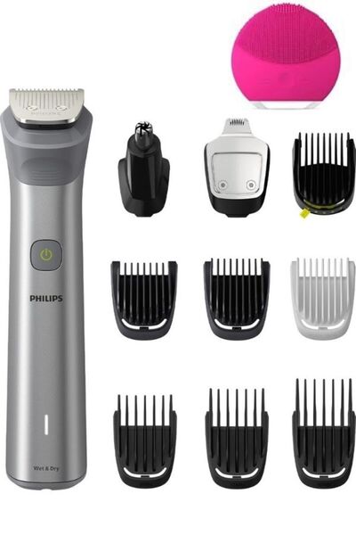 Philips Erkek için hızlı şarjlı Saç Sakal Traş makinesi Yeni detay başlık kendini bileyen bıçak