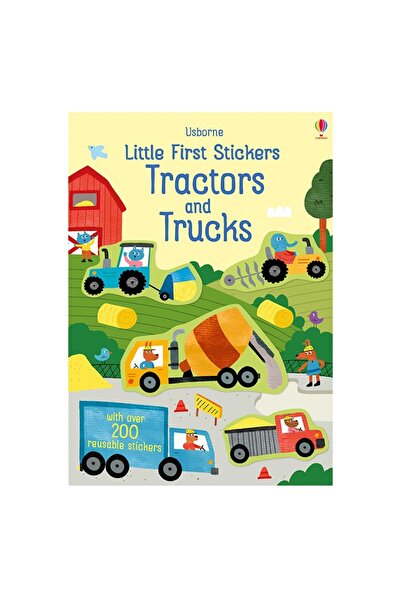 Usborne Μικρά Αυτοκόλλητα: Τρακτέρ και Φορτηγά – Βιβλίο Αυτοκόλλητων για Παιδ...