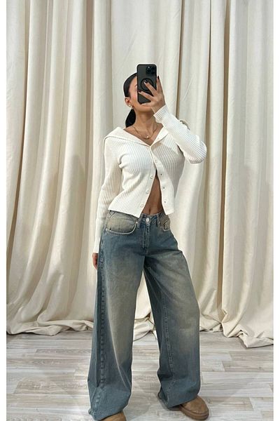DENİKK ΤΡΕΝΔΙΑ ΕΙΚΟΝΙΚΟ ΣΧΕΔΙΟ BAGGY JEAN ΤΖΙΝ ΠΑΝΤΕΛΟΝΙ