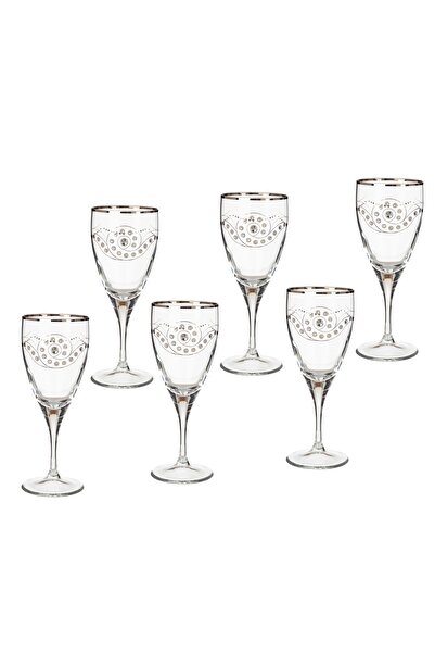 Dania طقم مكون من 6 أكواب عصير صناعة تركية بتصاميم أنيقة ومميزة